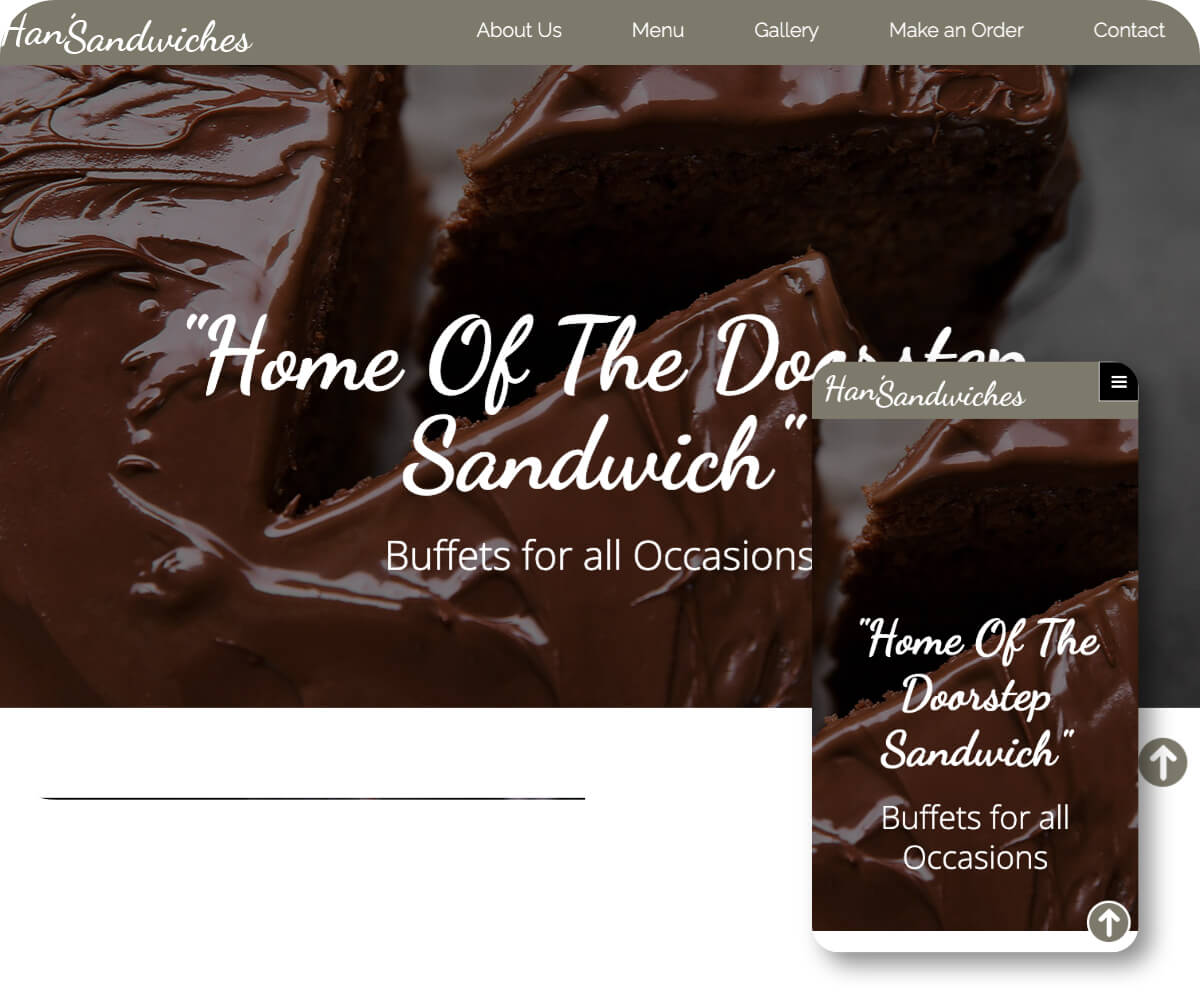 Han's Sandwiches | Toolkit Websites Portfolio