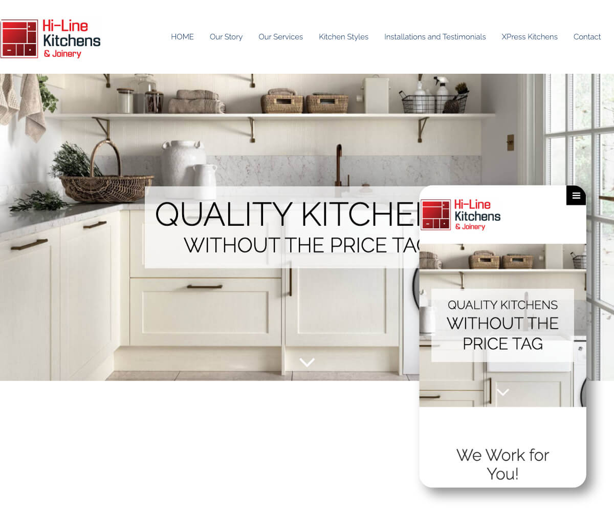 Hi-Line Kitchens & Joinery | Toolkit Websites Portfolio