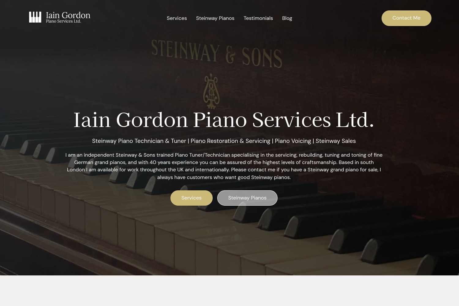 Iain Gordon Piano Services desktop
