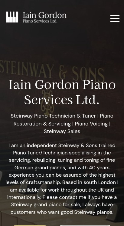 Iain Gordon Piano Services mobile