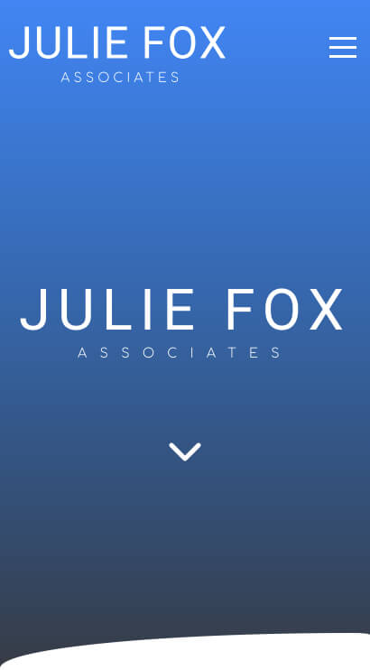 Julie Fox Associates Mobile | Toolkit Websites Portfolio