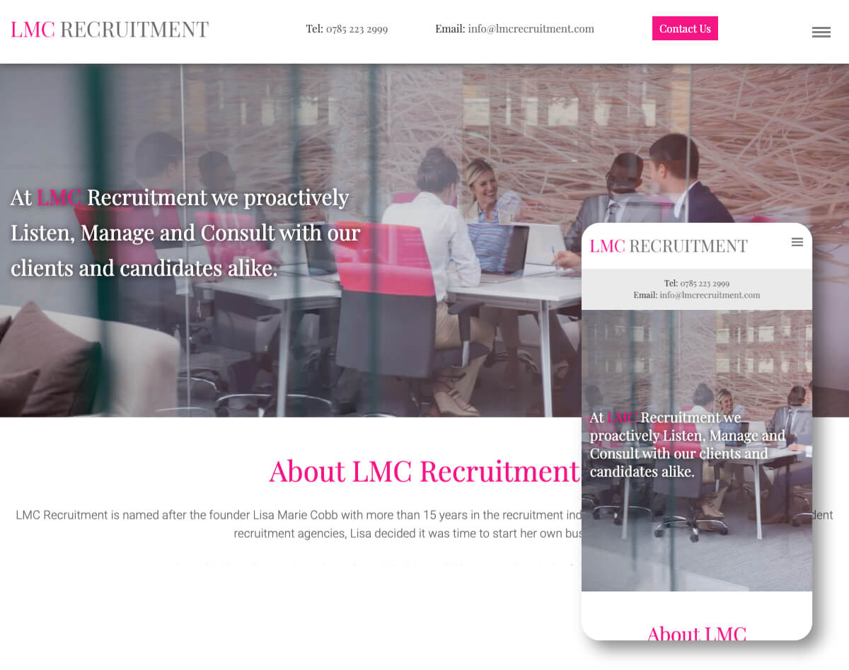 LMC Recruitment | Toolkit Websites Portfolio