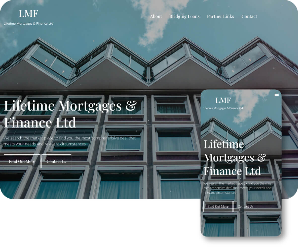 Lifetime Mortgages & Finances LTD | Toolkit Websites Portfolio