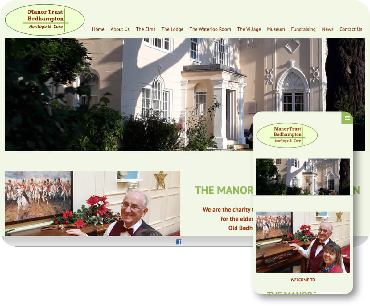Manor Trust Bedhampton | Toolkit Websites Portfolio