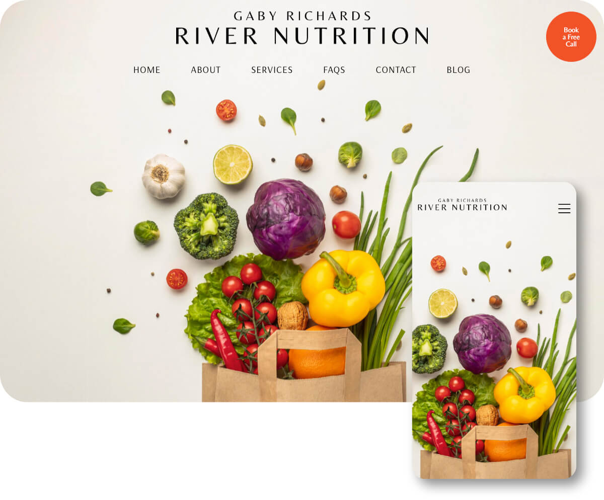 River Nutrition | Toolkit Websites Portfolio