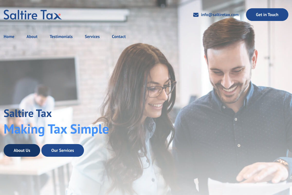 Saltire Tax Desktop | Toolkit Websites Portfolio