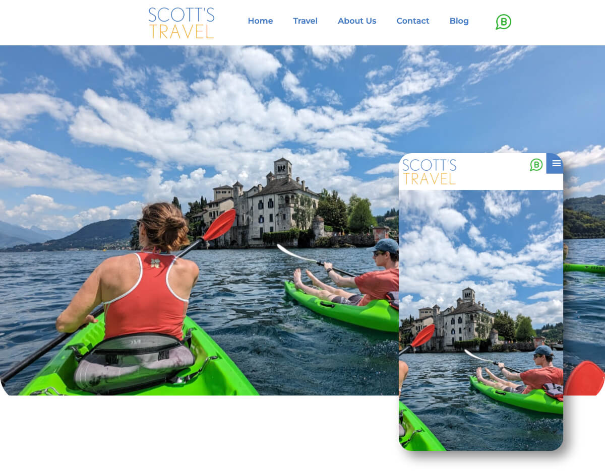 Scott's Travel | Toolkit Websites Portfolio