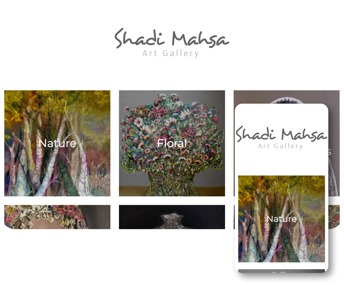 Shadi Mahsa Art Gallery | Toolkit Websites Portfolio