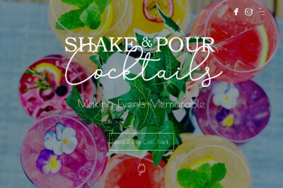 Shake and pour cocktails ss
