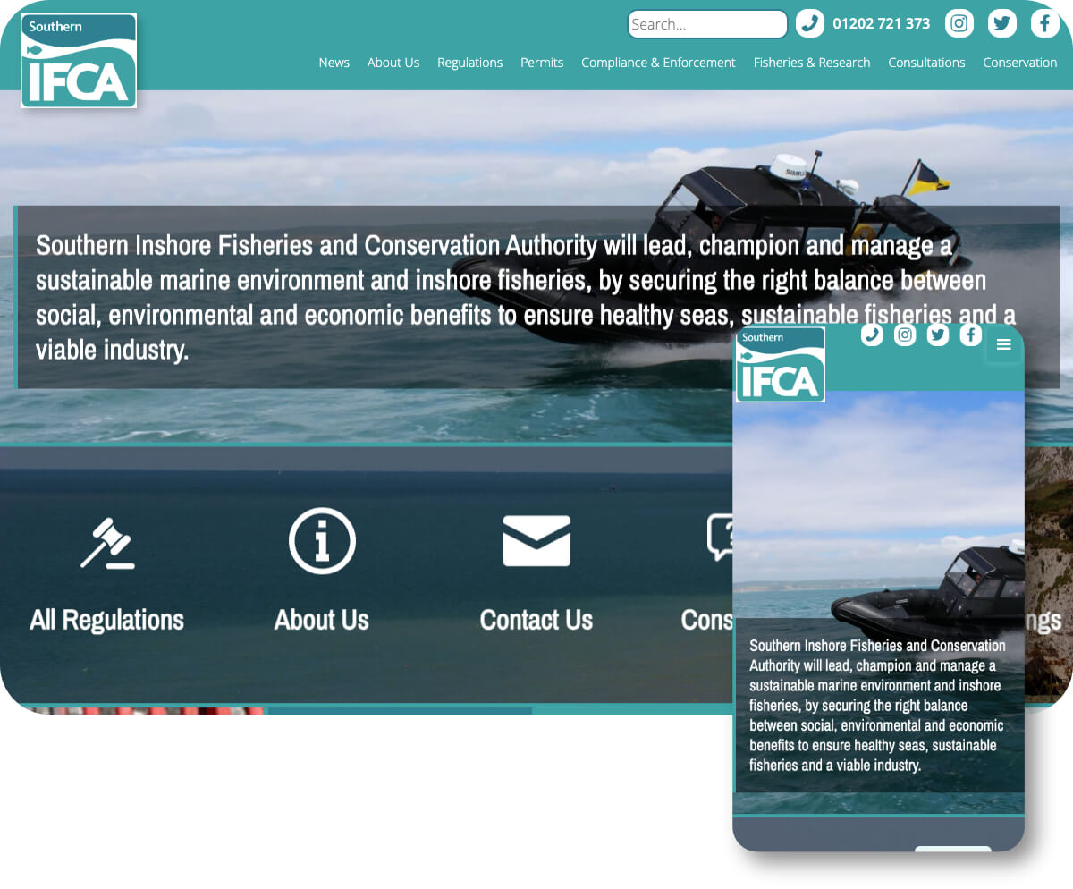 Southen IFCA | Toolkit Websites Portfolio