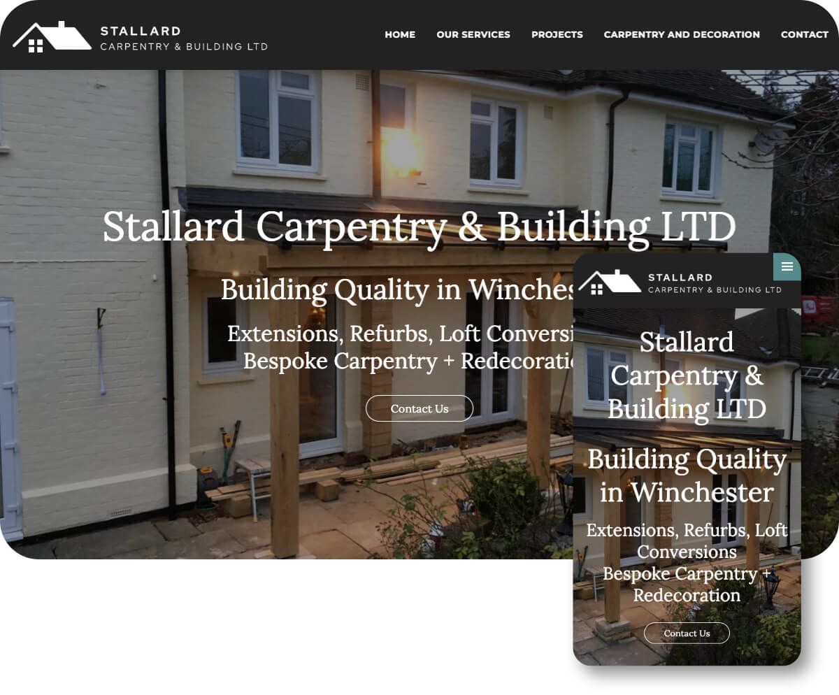 Stallard Carpentry & Building LTD | Toolkit Websites Portfolio