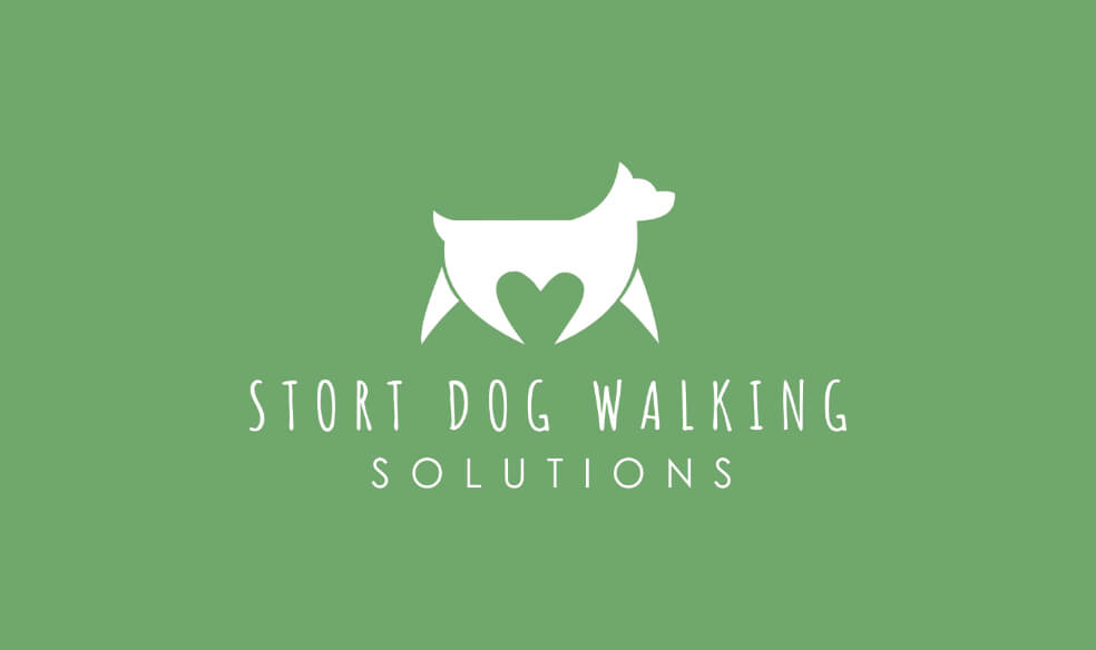 stort dog walking logo