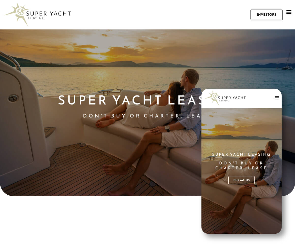 Super Yacht Leasing | Toolkit Websites Portfolio