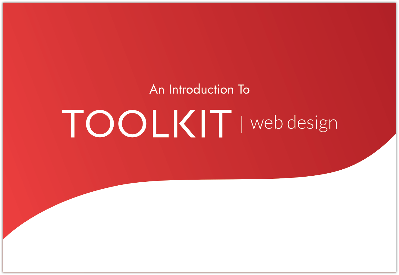 Toolkit Introductory Video