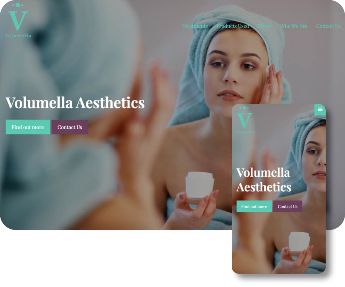 Volumella Aesthetics | Toolkit Websites Portfolio