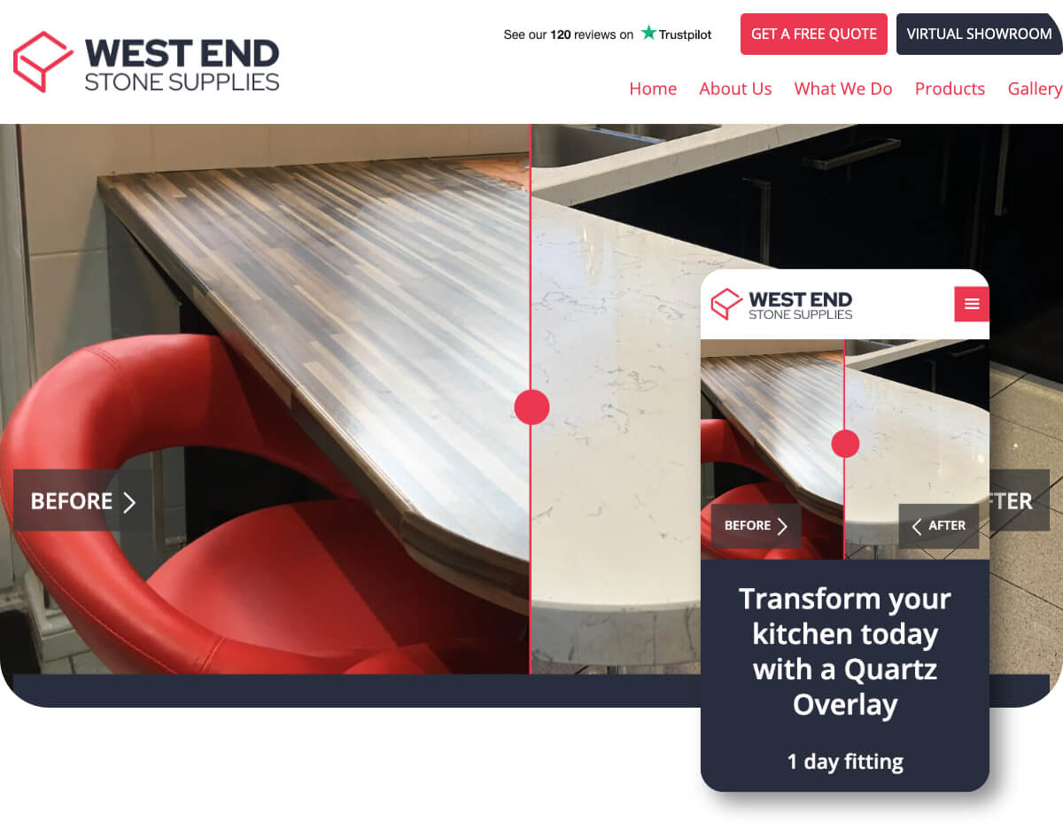 West End Stone Supplies | Toolkit Websites Portfolio