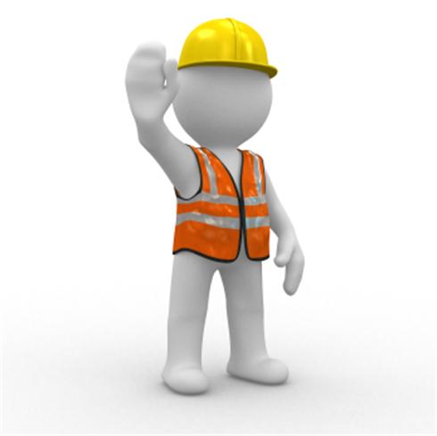 3d human at a stop pose