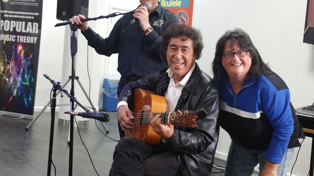 Wendy meeting up with Juan Martin in London Sept 2015 