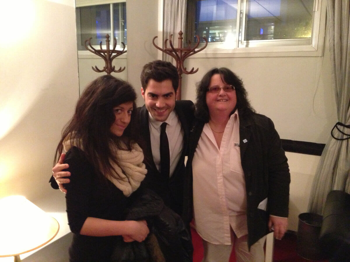 Wendy and Susan meet Milos in Glasgow 2013 