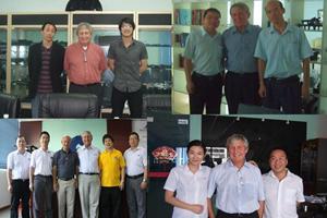 Nigel Humphrey with quality Chinese toolmakers