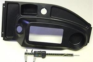 Single cavity injection mould tool. Spark eroded finish. Overall component size 455 x 210 x 120 