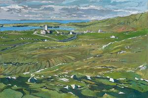 St Clement's, Isle of Harris - oil on board - 55 x 80 cm - £2750