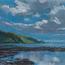 Near Arnisdale, Scotland, acrylic on board - 30 x 120 cm - £2450