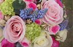 Spring pastel Bridal bouquet.