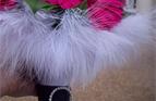 Glam Gerbera Bridal bouquet with all the trimmings!