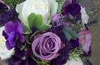 Vintage plum and Lilac Bridal bouquet.